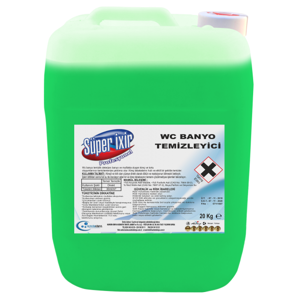 Süper İxir Wc Banyo Temizleyici 20 kg